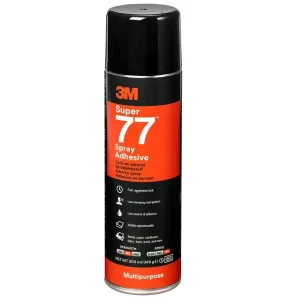 Adesivo multiuso 3M Super 77 spray per incollaggio su materiali leggeri 500ml Prezzo Di Fabbrica