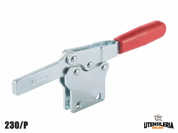 Bloccaggio rapido orizzontale 230/P base dritta 195mm Solo Oggi