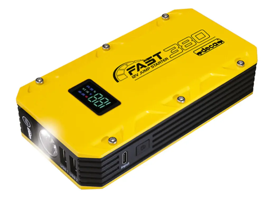 Ultima Occasione Deca FAST 380 - Avviatore d‘emergenza e Power Bank con batteria al Litio LIPO