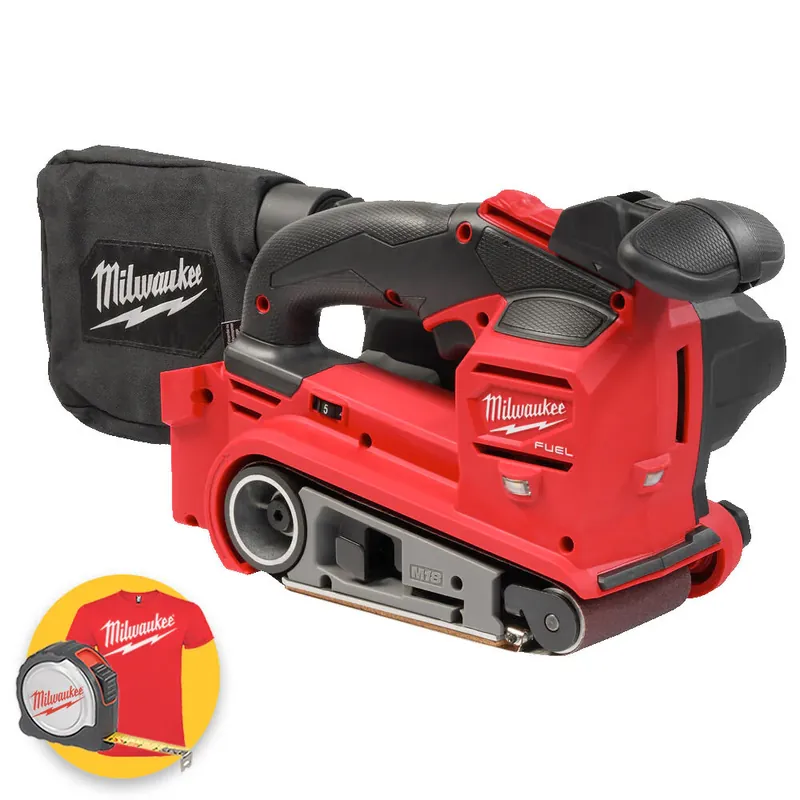 Compra Online Milwaukee FBTS75-0 - Levigatrice a nastro a batteria 18V FUEL - nastro 75 MM - solo corpo