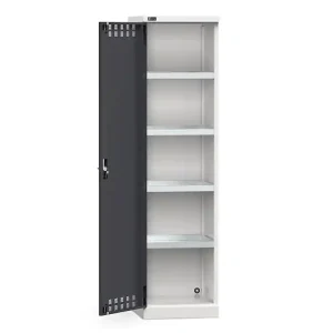 Armadio officina Fami Perfom 512x640x2000mm con anta battente fessurata e 4 ripiani Offerta