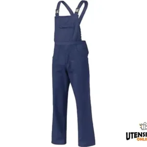 Offerta Speciale Salopette LABOR blu in cotone con tasca porta metro taglie S - 3XL Siggi