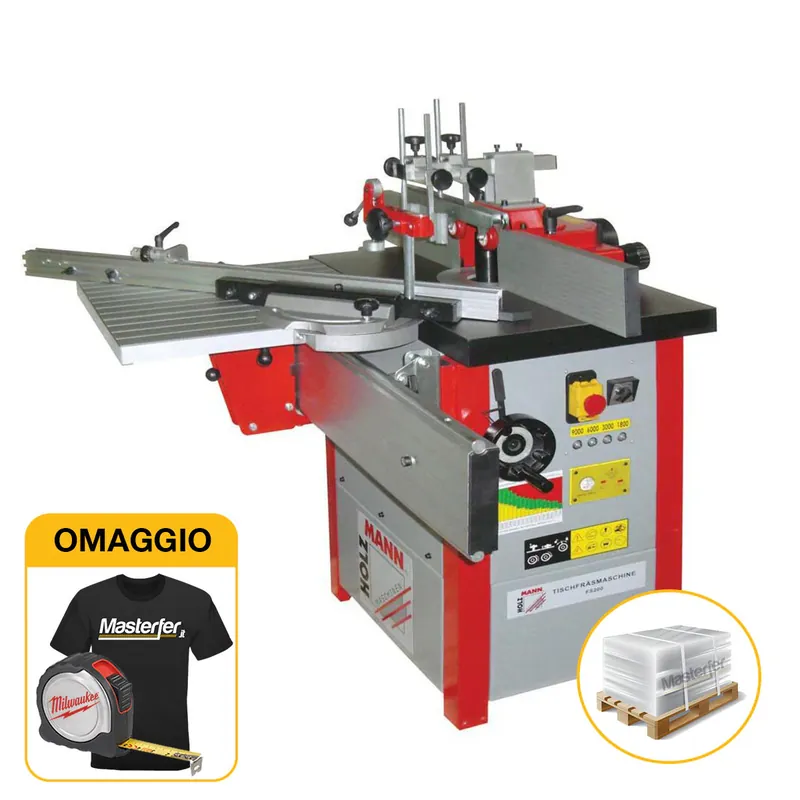 Pagamento Sicuro Holzmann FS 200 - Fresatrice per legno con banco, trifase 400V