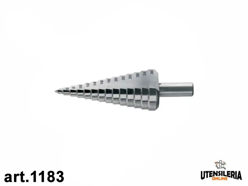 Allargatore a gradino HSS-G 01183 per foratura lamiera Gr.2 Offerta Speciale
