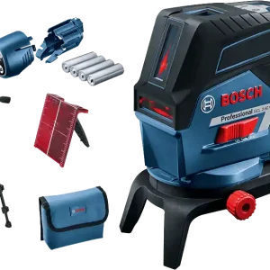 Bosch GCL 2-50 C Professional - Livella laser combinata con 4 batterie (AA) e adattatore Soddisfatti O Rimborsati