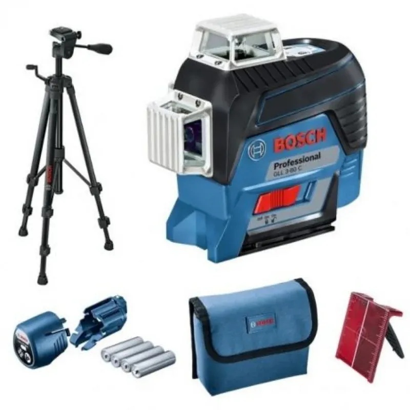 GLL 3-80 C Professional- Livella laser a linee Offerta Limitata