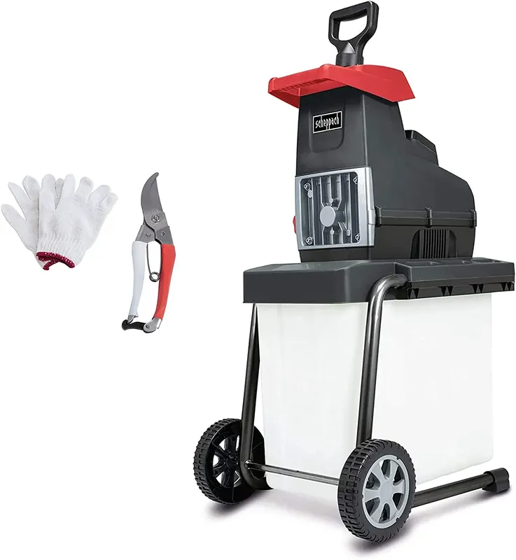 Nuovo Arrivo Scheppach GS60 - Biotrituratore elettrico a rullo 2800W 220V , ramo max 45 mm