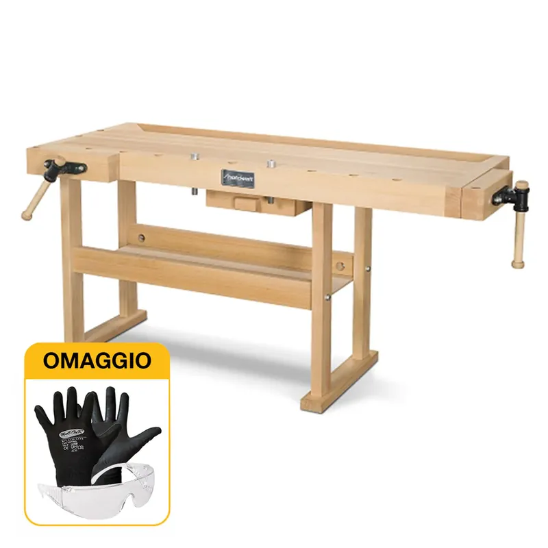 Miglior Prezzo Holzkraft HB 1601 - Banco da lavoro da falegname in legno con OMAGGIO