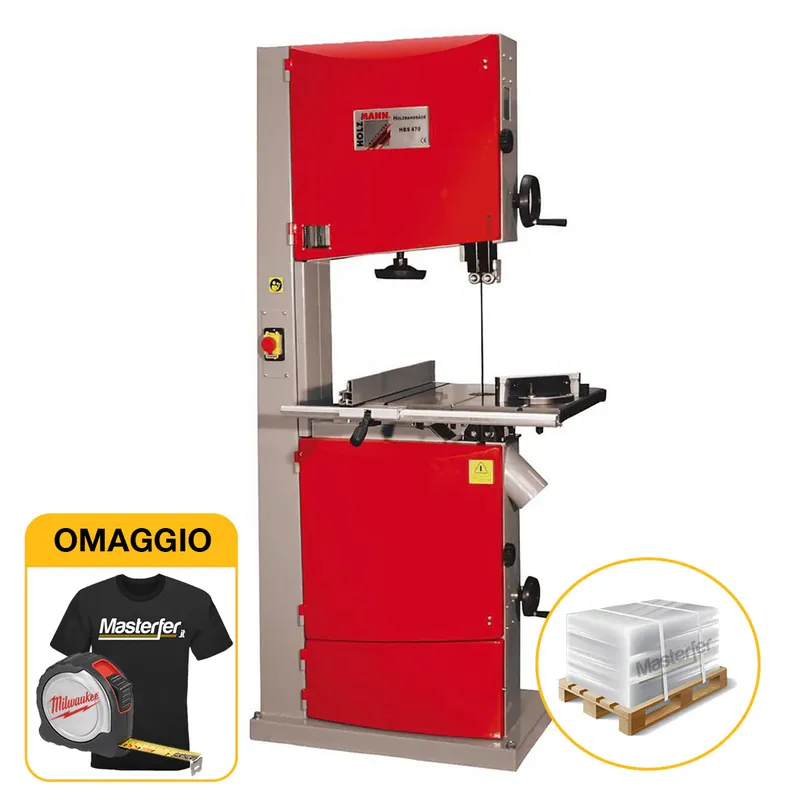 Holzmann HBS 470PROFI - Sega a nastro verticale per legno trifase, 400V Ultimissimo Modello