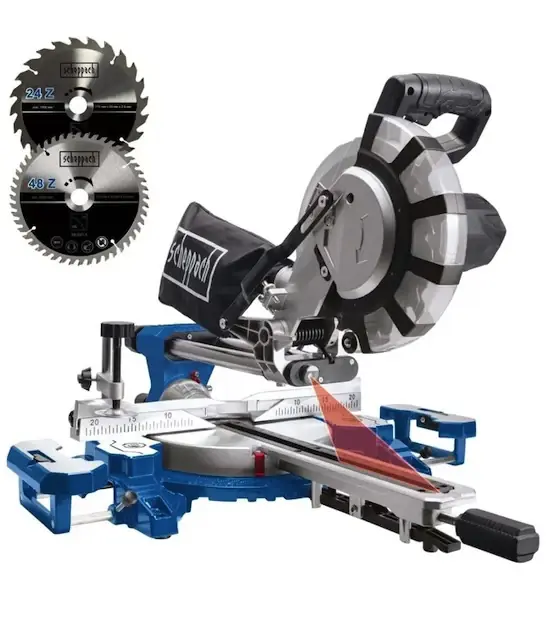 Sconto Scheppach HM216SPX - Troncatrice radiale per legno 2000w ø 210