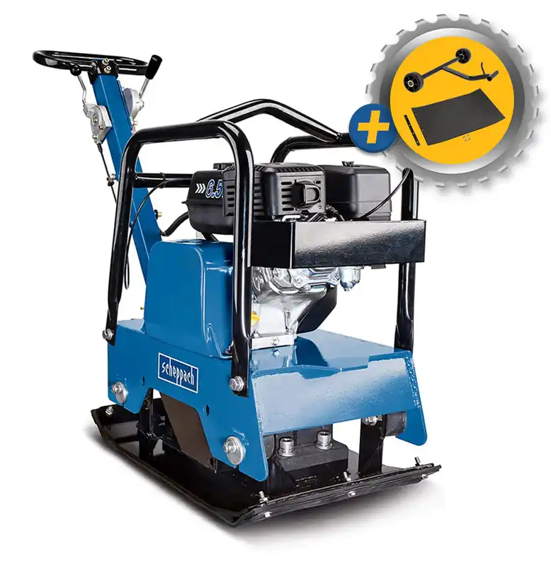 Scheppach HP2500S - Vibrocostipatore compattatore per terreno a piastra vibrante Affare