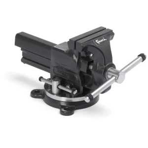 Fami IRONTEAM003 - Morsa da banco girevole Work Tech, ganascia con L 100 mm, apertura 125 mm - per banco Linea 291 Economico