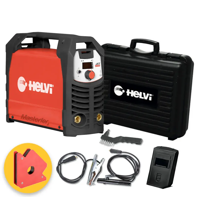 Soddisfatti O Rimborsati Helvi JET 160 - Saldatrice inverter a elettrodo MMA e TIG - 160 A con accessori e valigetta