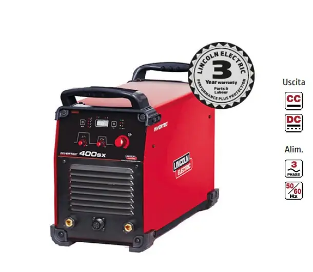 Lincoln K12042-1 saldatrice dc , Invertec 400SX , 400V , SOLO CORPO Esclusivo