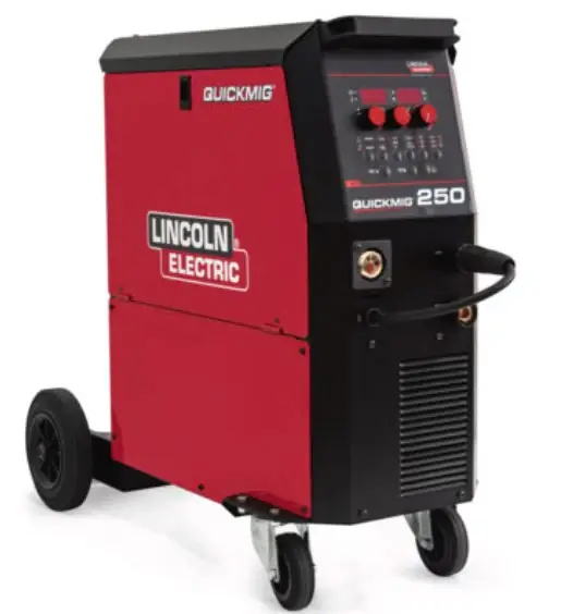 Lincoln K14379-1 QUICKMIG 250 , Saldatore inverter MIG/MAG e STICK - 400V - 250A , solo corpo e cavo massa Consegna Rapida