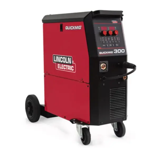 Occasione Lincoln K14380-1 QUICKMIG 300 Inverter MIG/MAG e saldatore STICK - 400V, 300A, solo corpo e cavo massa