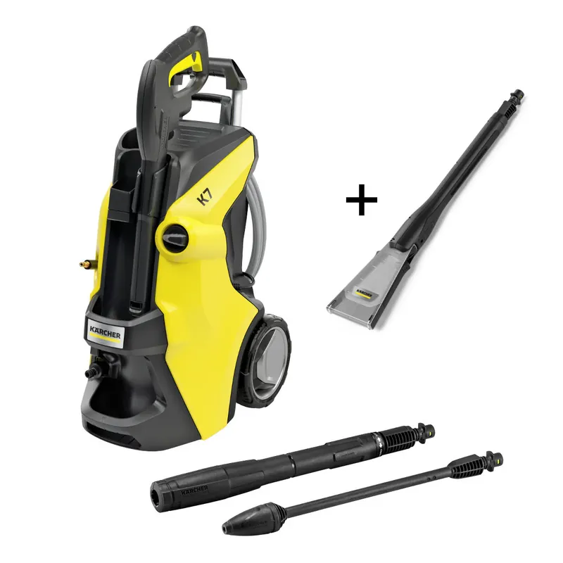 Karcher K7 Power Flex + eco!Booster - Idropulitrice con motore raffreddato ad acqua - 600 l/h - 180 bar Must-Have