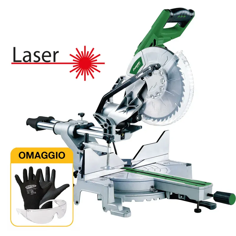 Compra Adesso Holzstar KGZ 255 E - Troncatrice radiale con laser con OMAGGIO