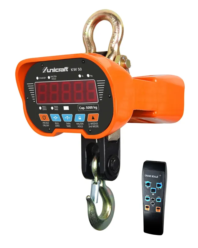 Unicraft KW 100 - Bilancia elettronica per carichi sospesi - Portata 10 ton Ultima Occasione