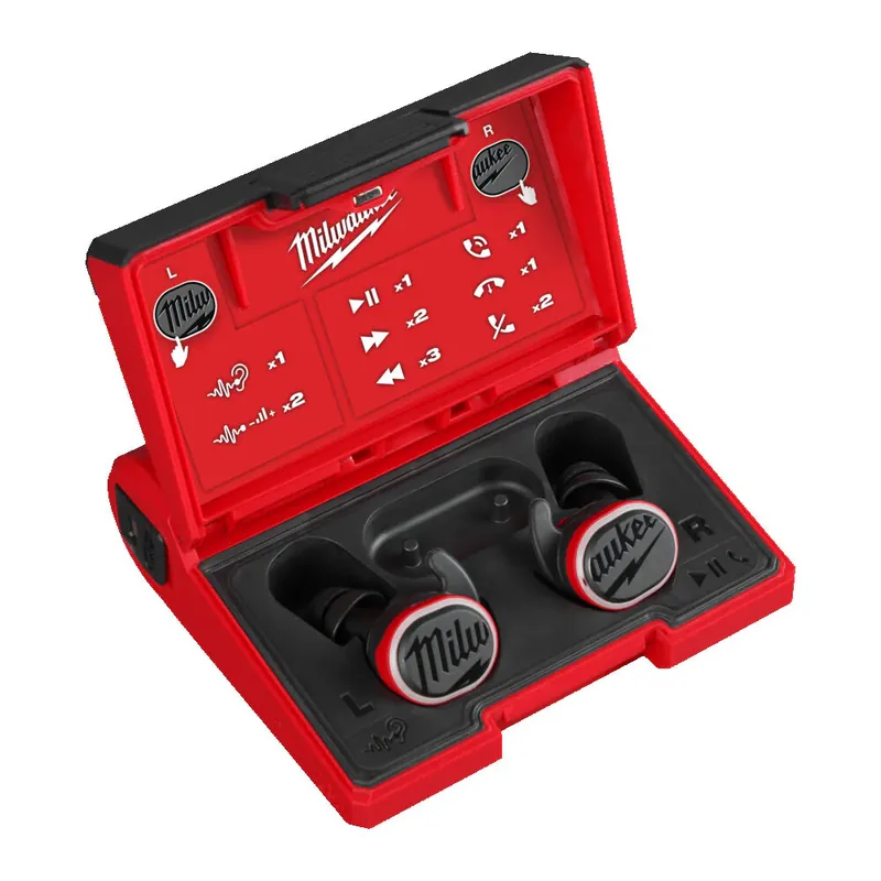 Milwaukee L4 RLEPB-301 - Cuffie auricolari ricaricabili USB con bluetooth - protezione udito SNR 32db Più Venduto