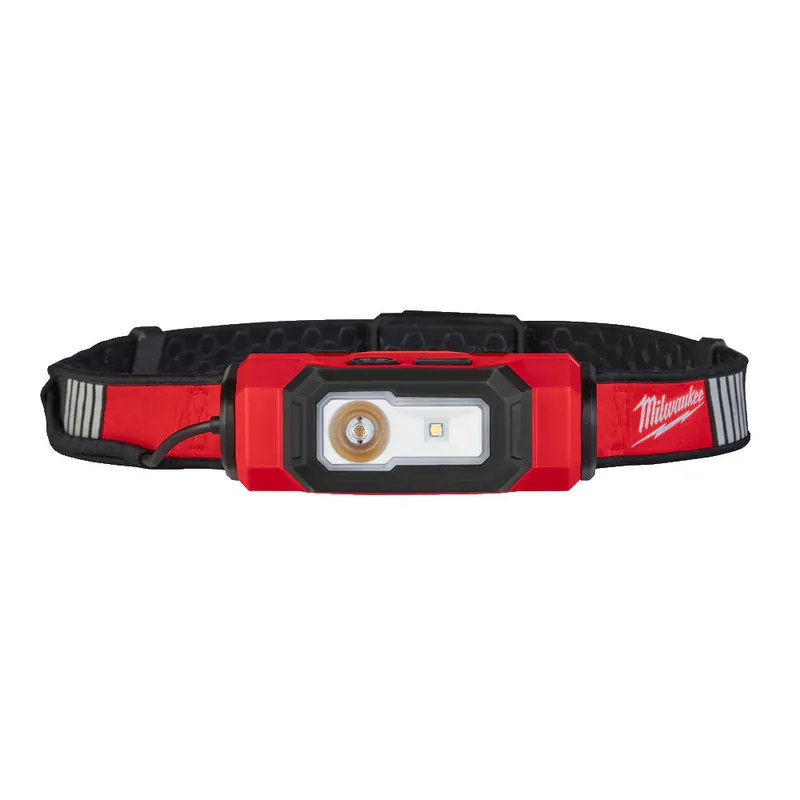 Milwaukee L4 HL-VIS-301 - Lampada frontale 600 lumen ad alta visibilità USB Di Tendenza