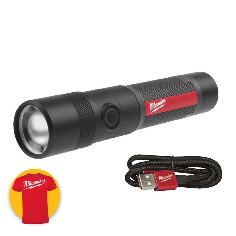 Occasione Imperdibile Milwaukee L4 TMLED-301 - Torcia compatta 1100 lumen regolabile ricaricabile con usb