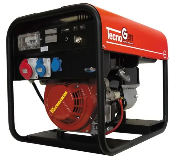 TecnoGen LD7500TELX - Generatore di corrente trifase - diesel - 5.8/3.0kW max Ultimissimo Modello