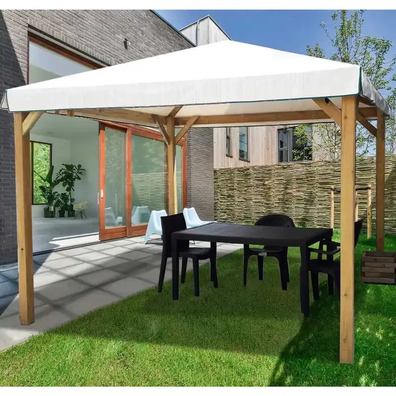 Compra Adesso Losa Legnami Gazebo Ischia - gazebo in legno 360x360cm