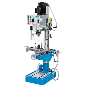 Consegna Rapida Trapano fresa ad ingranaggi Fervi T047/400V con impianto refrigerazione, 1,1-1,5kW