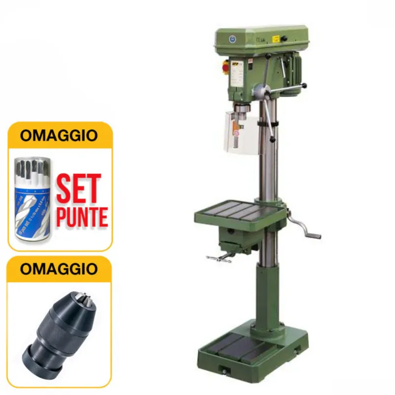 LTF M05862225 - Trapano a colonna con morsa e piano ribaltabile monofase Soddisfatti O Rimborsati