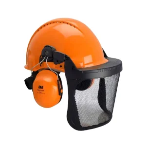 Combinazione forestale 3M Peltor elmetto+cuffie+visiera in KIT G3000NOR31V5C Spedito Oggi