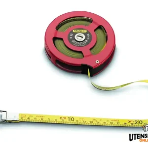 Rotella metrica Stanley 20 metri x 12,7mm con nastro in acciaio Non Perdere