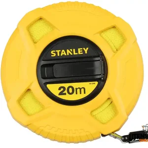 Acquista Ora Rotella metrica Stanley 20 metri x 12,7mm con nastro in fibra di vetro e gancio