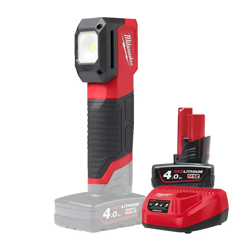 Milwaukee M12 CML-401 - Lampada per controllo colore a batteria 12V 4Ah -1000 lumens Spedizione Espresso
