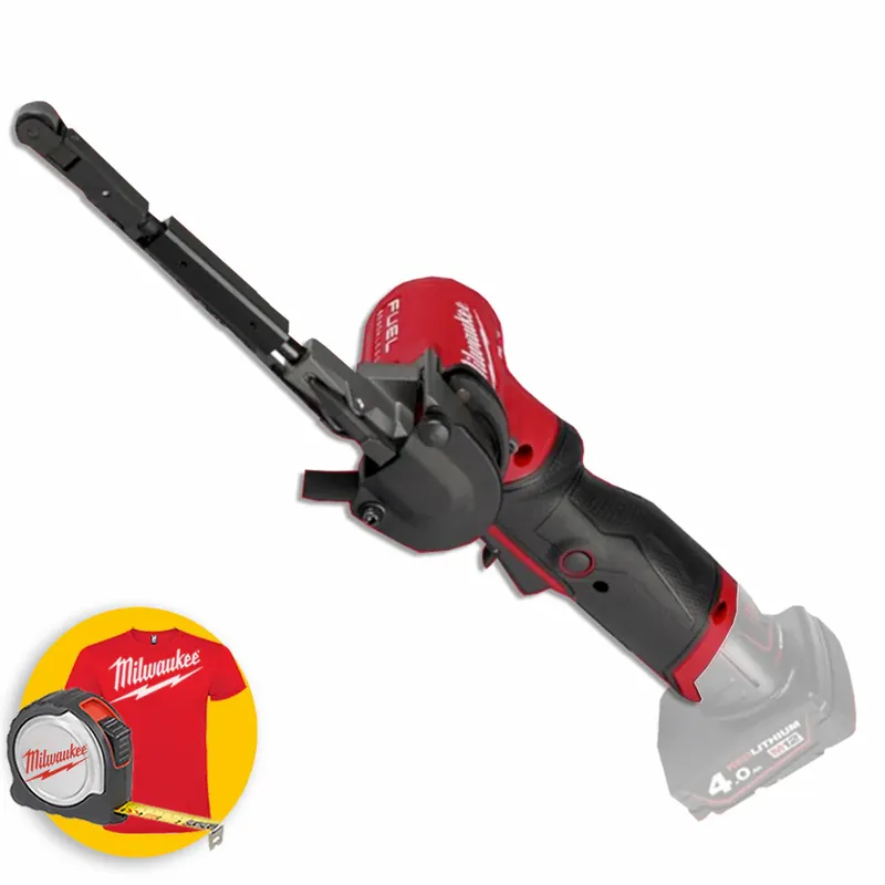 Nuovo Arrivo Milwaukee M12 FBFL13-0 - Smerigliatrice levigatrice a batteria 12V con nastro da 13 mm - solo corpo