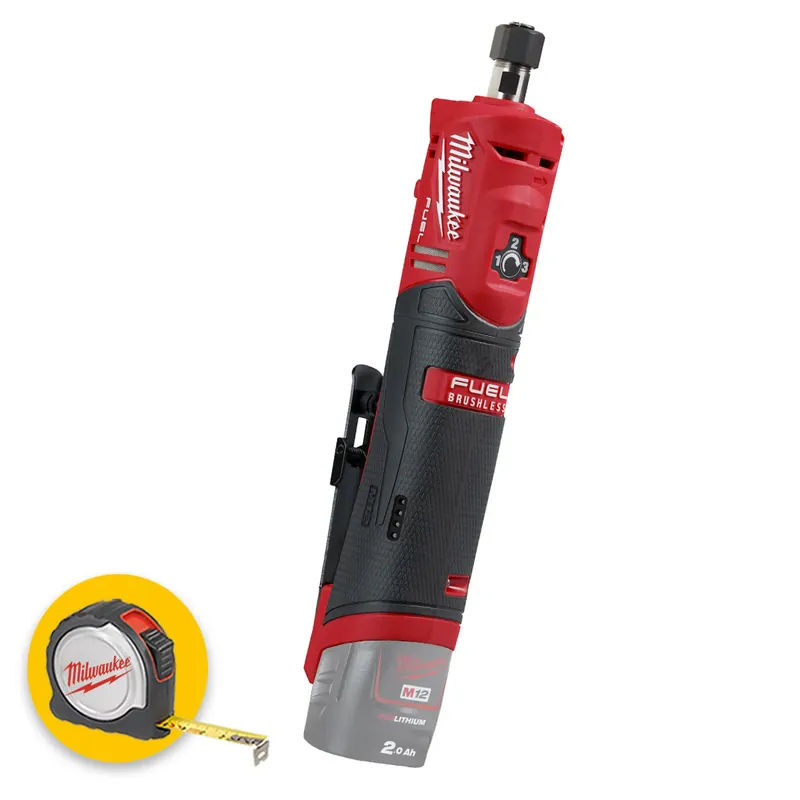 Milwaukee M12 FDGS-0 - Smerigliatrice dritta a batteria 12V Fuel - Solo corpo macchina Promozione