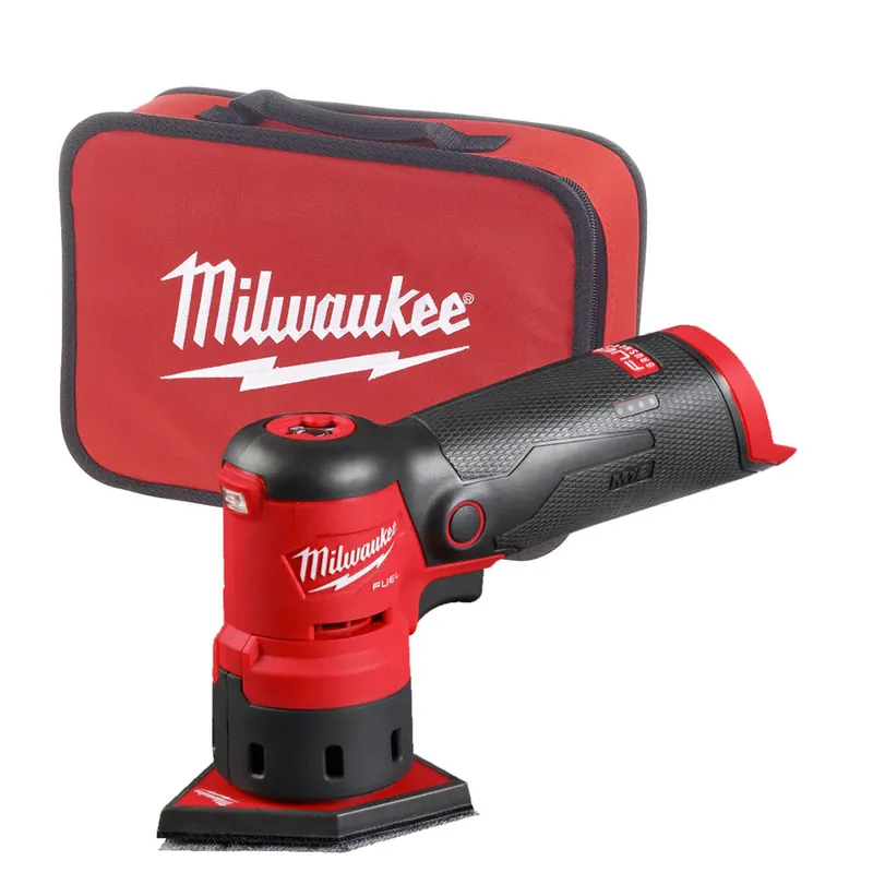 Direttamente Dal Produttore Milwaukee M12 FDSS-0B - Levigatrice compatta a batteria a delta - solo corpo in borsa