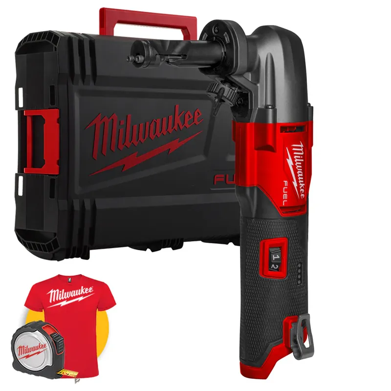 Prezzo Ridotto Milwaukee M12 FNB16-0X - Roditrice a batteria 12V Fuel - solo corpo in valigetta