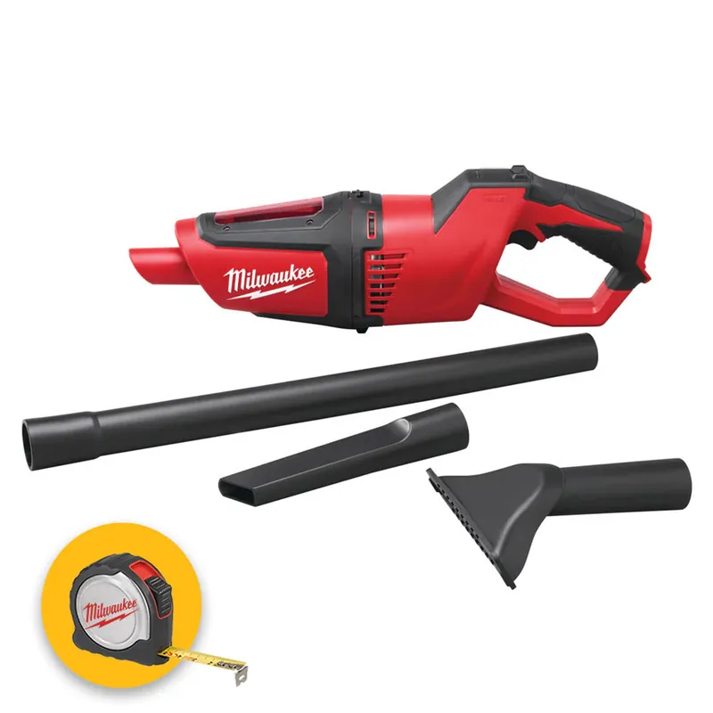 Professionale Milwaukee M12 HV-0 - Aspiratore compatto a batteria 12V, solo corpo