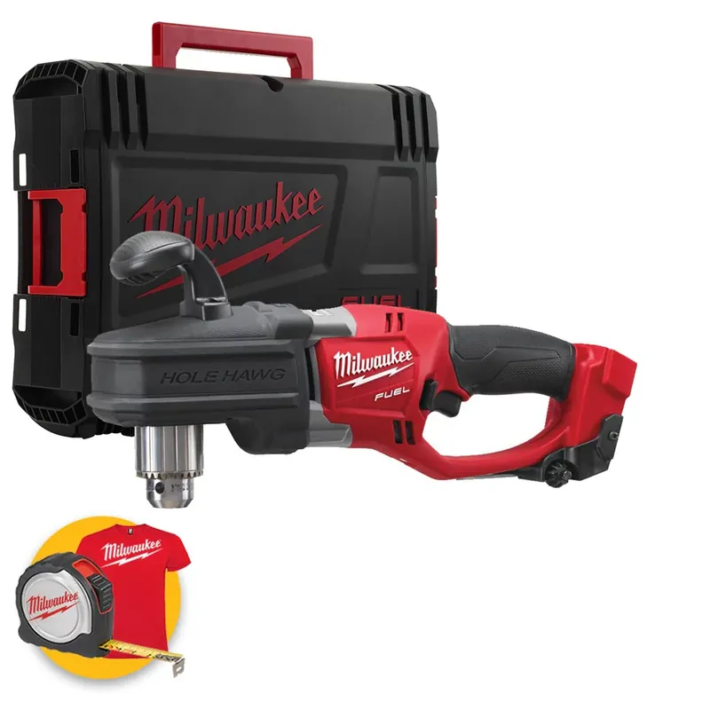 Milwaukee M18 CRAD2-0X - Trapano angolare a batteria 18 Volt FUEL - solo corpo in valigetta Spedito Oggi