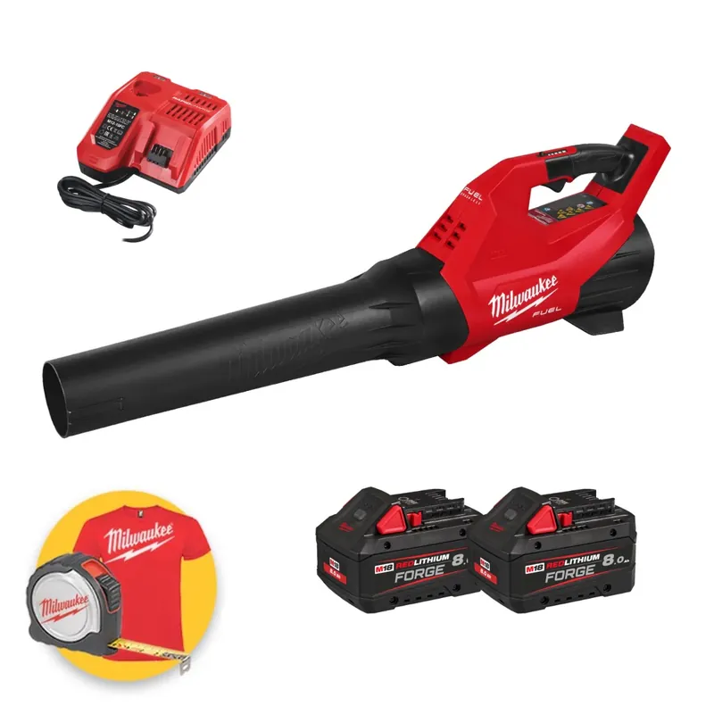 Promozione Esclusiva Milwaukee M18 FBLG3-802 - Soffiatore a batteria 18V FUEL - 2 x 8Ah Forge