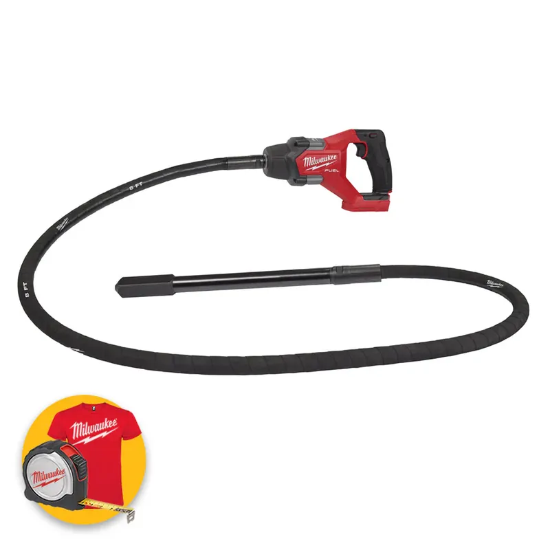 Offerta Milwaukee M18 FCVN24-0 - Vibratore per calcestruzzo a batteria con ago da 2,4 M, solo corpo