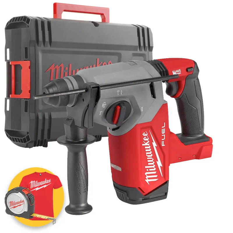 Milwaukee M18 FH-0X - Tassellatore a batteria 18V SDS Plus FUEL - 26 mm - solo corpo in valigetta Di Tendenza