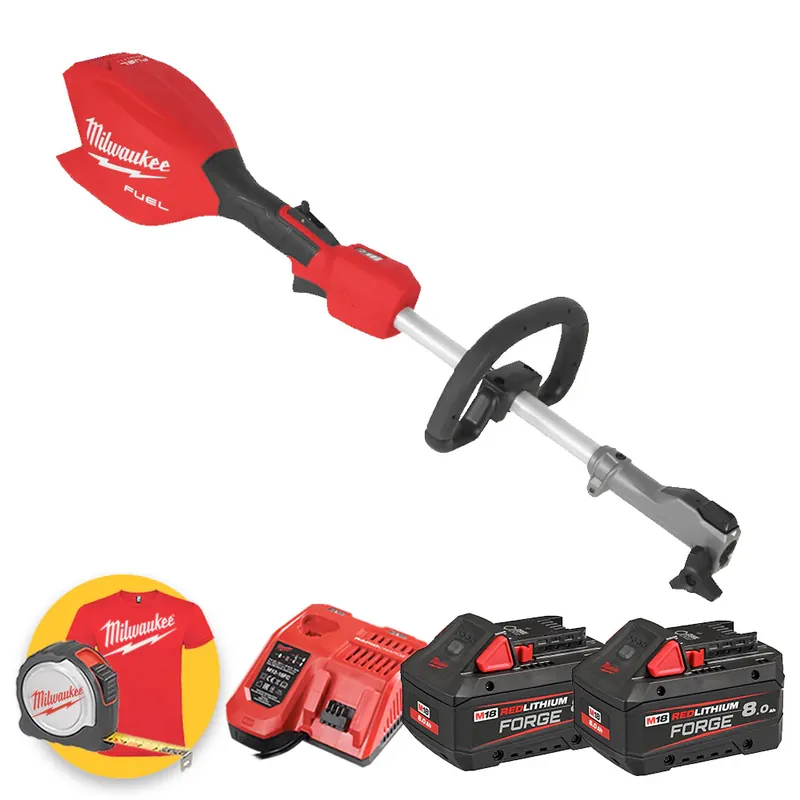 Milwaukee M18 FOPH2-802 - Multiutensile da giardino a batteria 18V QUICK-LOK - 2 x 8Ah Forge Saldi
