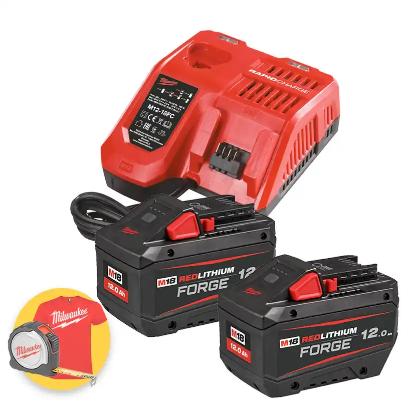 Ordina Subito M18 FORGENRG-122 - Kit batterie e caricabatterie rapido - 2 x 12Ah FORGE
