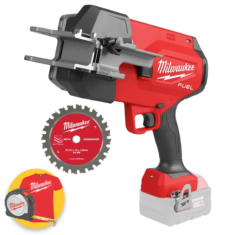Compra Oggi Stesso Milwaukee M18 FPCS-0 - Tagliatubi in acciaio a batteria 18V FUEL - solo corpo