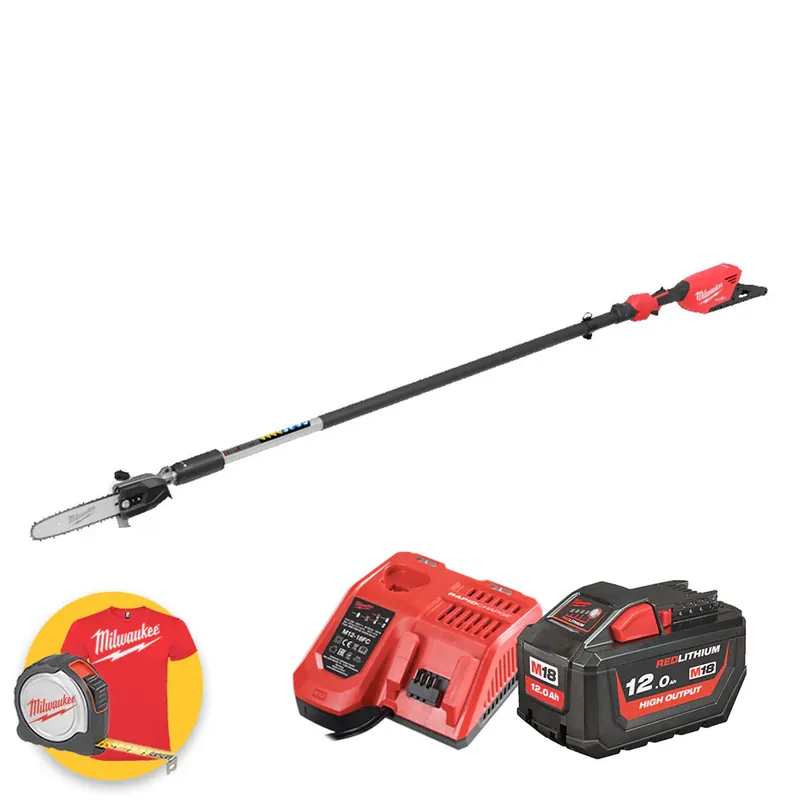 Direttamente Dal Produttore Milwaukee M18 FTPS30-121 - Potatore telescopico a batteria 18V - taglio 30 cm - 1 x 12Ah