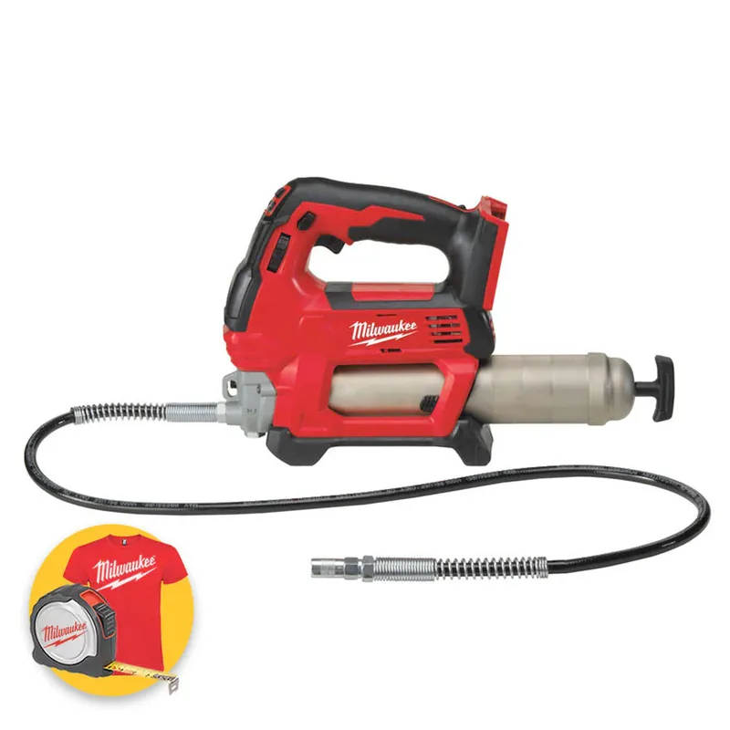 Solo Oggi Milwaukee M18 GG-0 - Pistola ingrassatore per grasso a batteria 18V - solo corpo