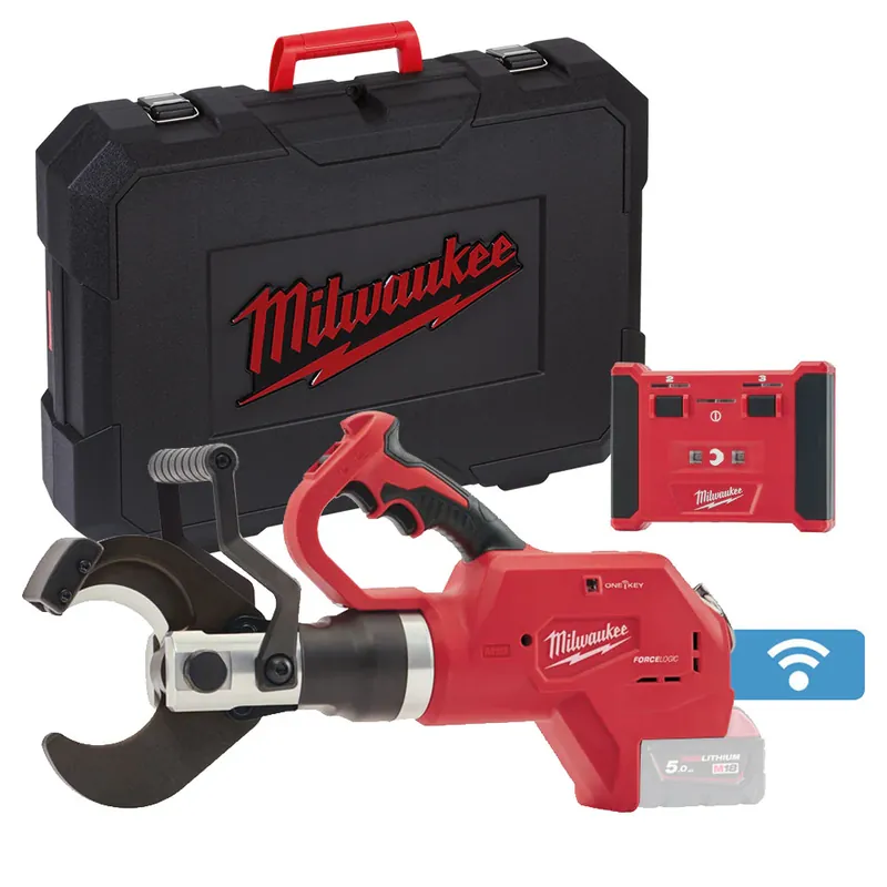 Milwaukee M18 HCC75R-0C - Tagliacavi idraulica per cavi interrati M18 con controllo a distanza - solo corpo Novità