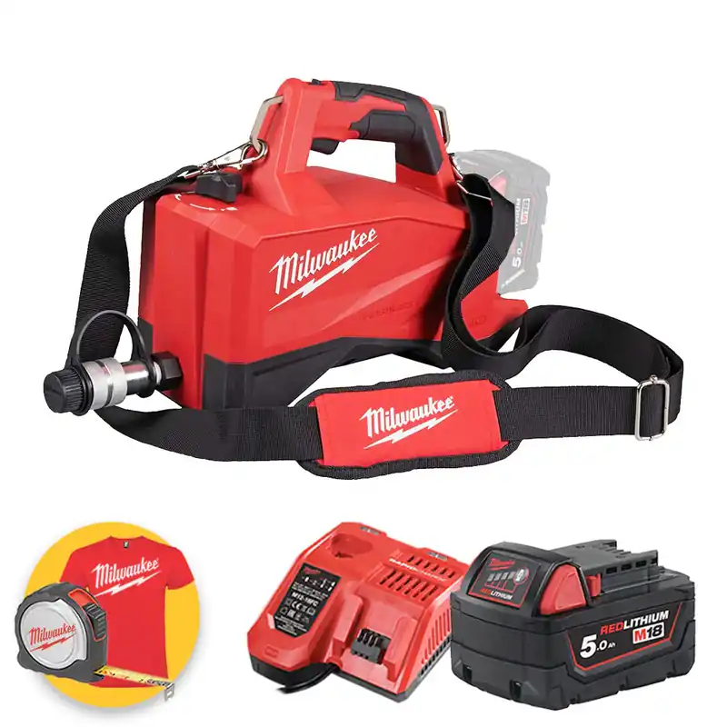 Compra Adesso Milwaukee M18 HMP700-501 - Pompa idraulica a batteria M18 - 700 Bar - 1 batteria da 5Ah